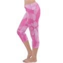 Pink Love Tie Dye Capri Yoga Leggings View2