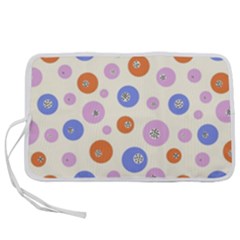 Multicolored Circles Pen Storage Case (m) by SychEva