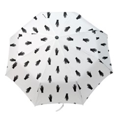 Vampire Hand Motif Graphic Print Pattern Folding Umbrellas