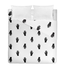 Vampire Hand Motif Graphic Print Pattern Duvet Cover Double Side (Full/ Double Size)