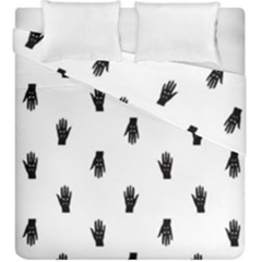 Vampire Hand Motif Graphic Print Pattern Duvet Cover Double Side (King Size)