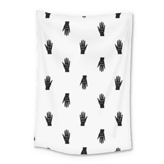 Vampire Hand Motif Graphic Print Pattern Small Tapestry