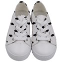 Vampire Hand Motif Graphic Print Pattern Kids  Low Top Canvas Sneakers View1