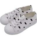 Vampire Hand Motif Graphic Print Pattern Kids  Low Top Canvas Sneakers View2