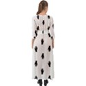 Vampire Hand Motif Graphic Print Pattern Button Up Boho Maxi Dress View2