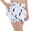 Vampire Hand Motif Graphic Print Pattern Classic Tennis Skirt View3