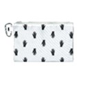 Vampire Hand Motif Graphic Print Pattern Canvas Cosmetic Bag (Medium) View1