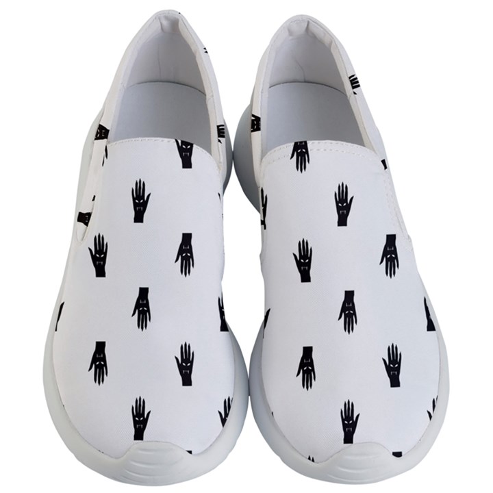 Vampire Hand Motif Graphic Print Pattern Women s Lightweight Slip Ons