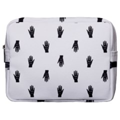 Vampire Hand Motif Graphic Print Pattern Make Up Pouch (Large)
