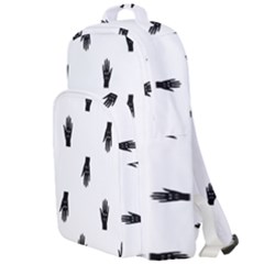 Vampire Hand Motif Graphic Print Pattern Double Compartment Backpack