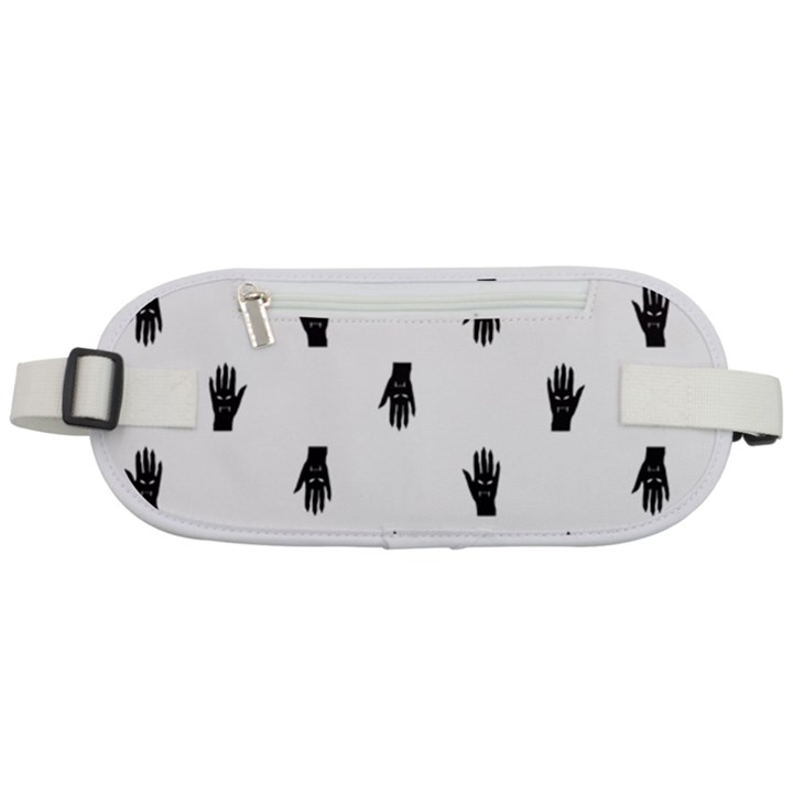 Vampire Hand Motif Graphic Print Pattern Rounded Waist Pouch