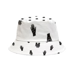 Vampire Hand Motif Graphic Print Pattern Inside Out Bucket Hat