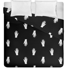 Vampire Hand Motif Graphic Print Pattern 2 Duvet Cover Double Side (king Size) by dflcprintsclothing