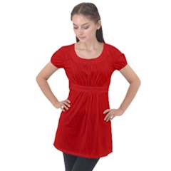 Zappwaits Puff Sleeve Tunic Top