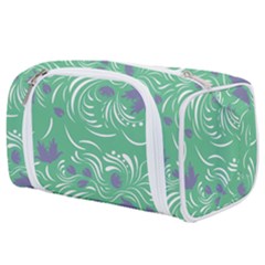 Folk Floral Pattern  Abstract Flowers Print  Seamless Pattern Toiletries Pouch by Eskimos