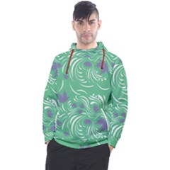 Folk Floral Pattern  Abstract Flowers Print  Seamless Pattern Men s Pullover Hoodie by Eskimos