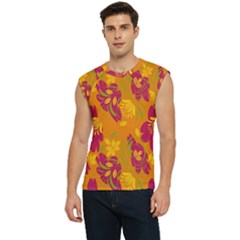 Folk Floral Pattern  Abstract Flowers Print  Seamless Pattern Men s Raglan Cap Sleeve Tee by Eskimos