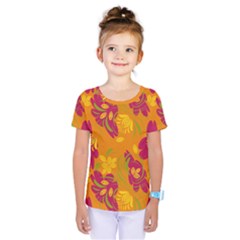 Folk Floral Pattern  Abstract Flowers Print  Seamless Pattern Kids  One Piece Tee