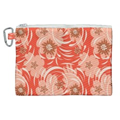 Folk Floral Pattern  Abstract Flowers Print  Seamless Pattern Canvas Cosmetic Bag (xl) by Eskimos