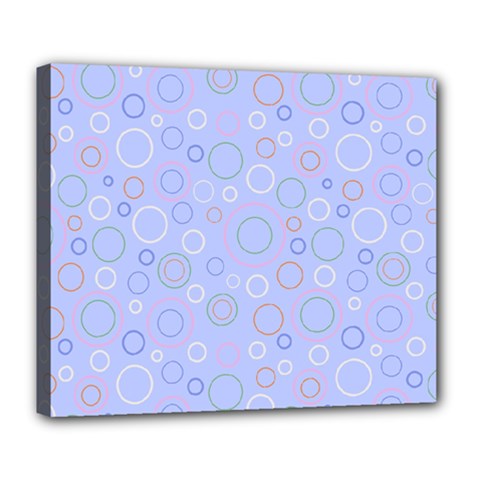 Circle Deluxe Canvas 24  x 20  (Stretched)