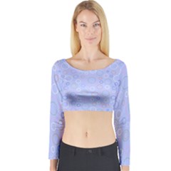 Circle Long Sleeve Crop Top