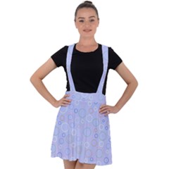 Circle Velvet Suspender Skater Skirt