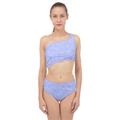 Circle Spliced Up Two Piece Swimsuit