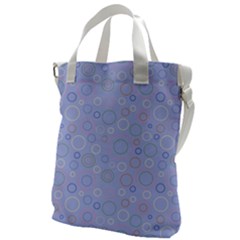 Circle Canvas Messenger Bag