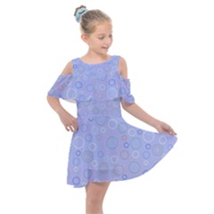 Circle Kids  Shoulder Cutout Chiffon Dress