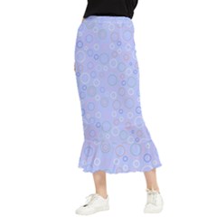 Circle Maxi Fishtail Chiffon Skirt