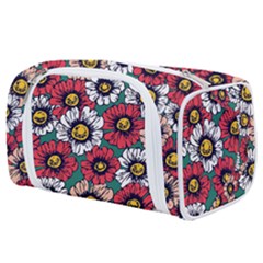 Daisy Colorfull Seamless Pattern Toiletries Pouch