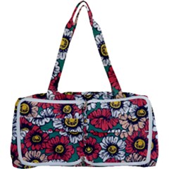 Daisy Colorfull Seamless Pattern Multi Function Bag by Kizuneko