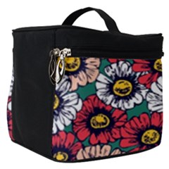 Daisy Colorfull Seamless Pattern Make Up Travel Bag (small) by Kizuneko