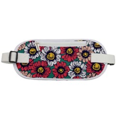 Daisy Colorfull Seamless Pattern Rounded Waist Pouch