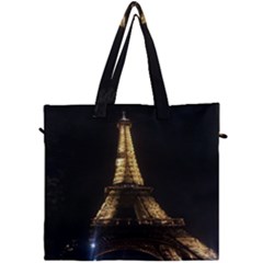 Tour Eiffel Paris Nuit Canvas Travel Bag by kcreatif