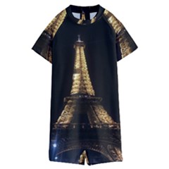 Tour Eiffel Paris Nuit Kids  Boyleg Half Suit Swimwear by kcreatif