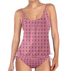 Circles On Pink Tankini Set by JustToWear