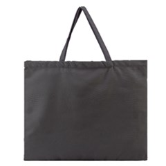 Beluga Grey Zipper Large Tote Bag by FabChoice