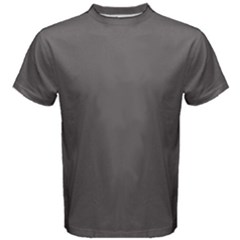 Carbon Grey Men s Cotton Tee by FabChoice