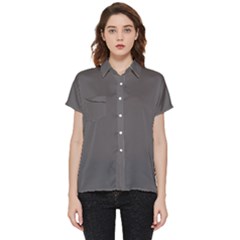 Carbon Grey Short Sleeve Pocket Shirt