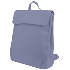 Cool Grey Flap Top Backpack by FabChoice