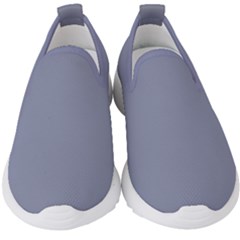 Cool Grey Kids  Slip On Sneakers by FabChoice