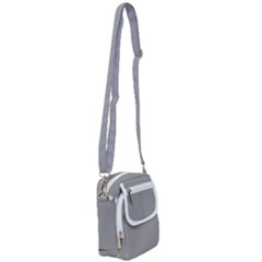 Drizzle Grey Shoulder Strap Belt Bag by FabChoice
