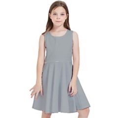 Drizzle Grey Kids  Skater Dress by FabChoice