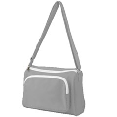 Drizzle Grey Front Pocket Crossbody Bag by FabChoice