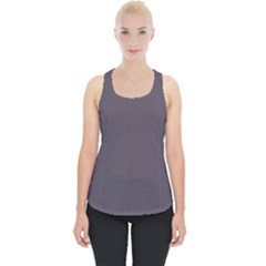 Graphite Grey Piece Up Tank Top by FabChoice