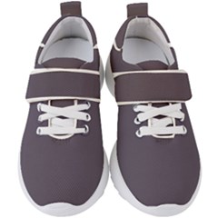 Graphite Grey Kids  Velcro Strap Shoes by FabChoice