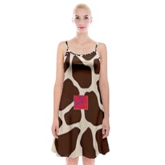 Palm Tree Spaghetti Strap Velvet Dress by tracikcollection