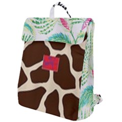 Palm Tree Flap Top Backpack by tracikcollection
