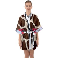 Spring / Summer 2021 Half Sleeve Satin Kimono  by tracikcollection